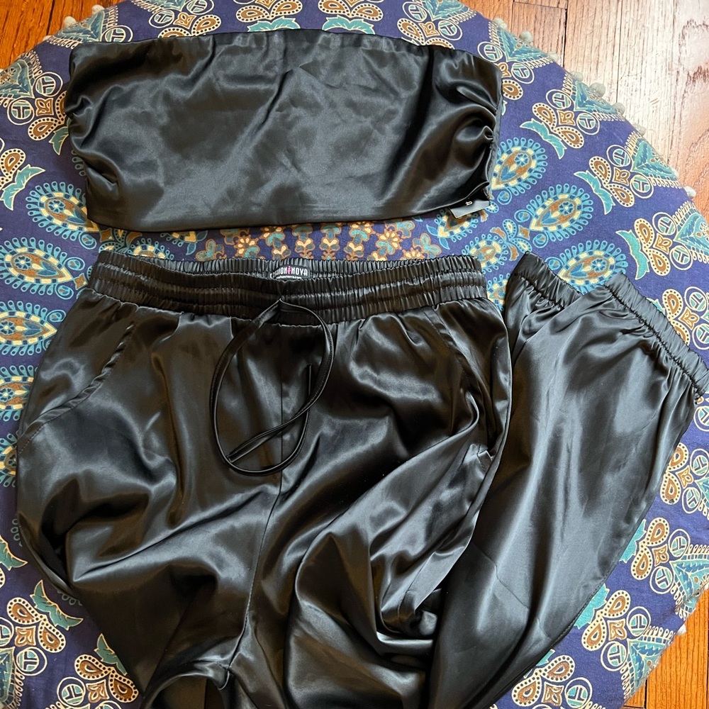 Silk two piece